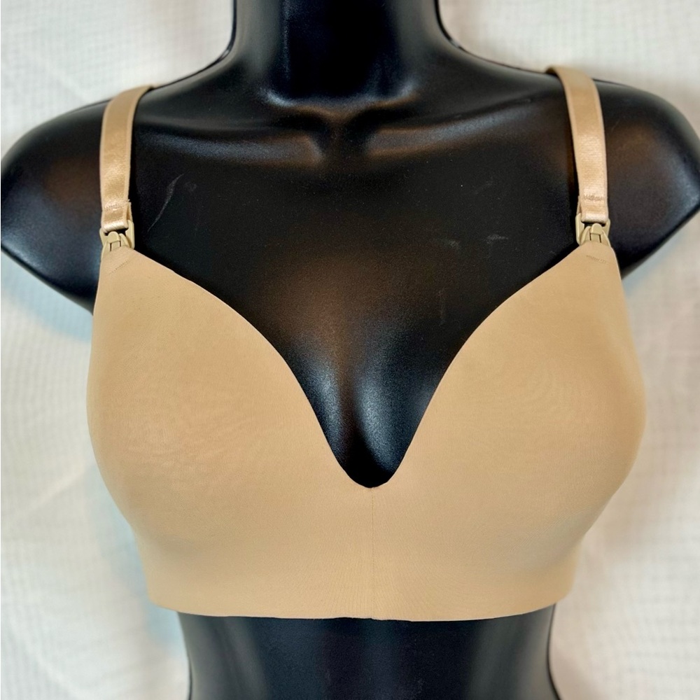 New Auden Lightly Lined Wirefree Nursing Bra / 34DDD